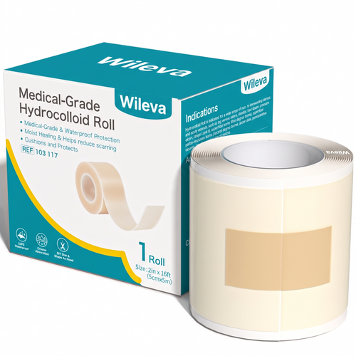 Wileva™ ClearSkin Hydrocolloid Roll. Cover More. Wake Up Clearer.